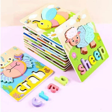 ASSORTED WOODEN ANIMAL PUZZLE